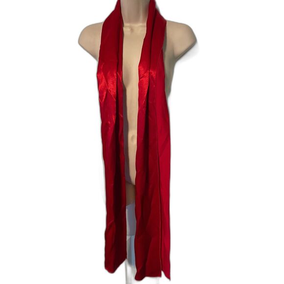 Jessica McClintock Red Scarf - Picture 1 of 2